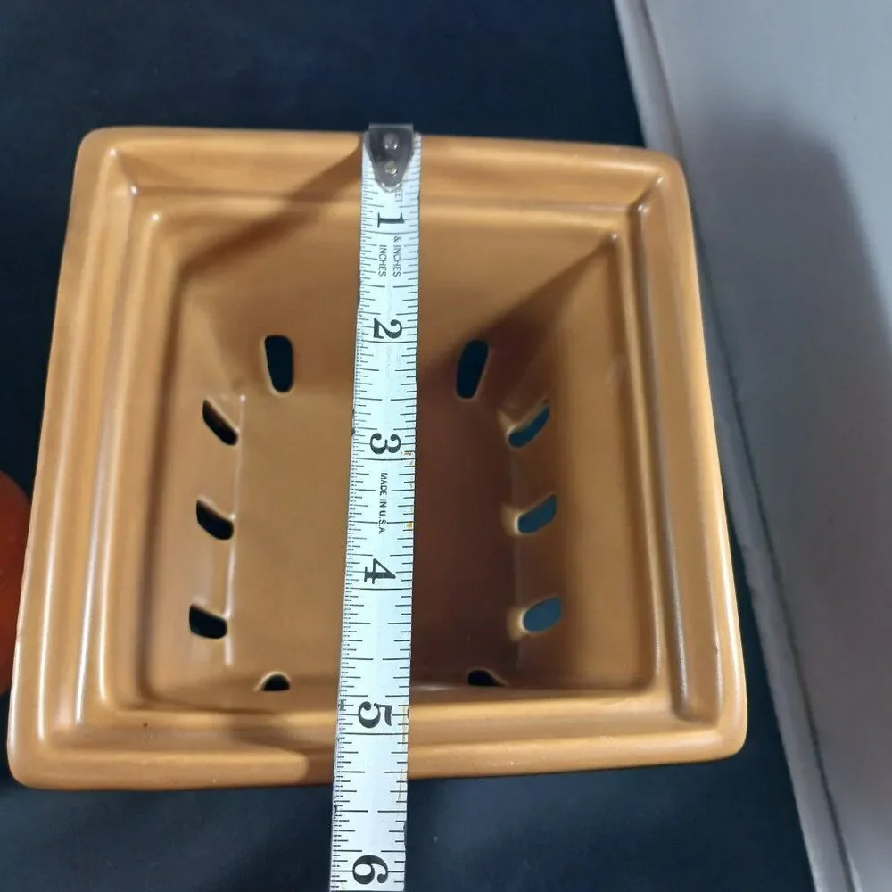 HomeWorx by Harry Slatkin Ceramic Pumpkin Basket Farm Stand No Candle
